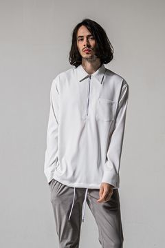 PULLOVER SATIN SHIRT / プルオーバー サテン シャツ