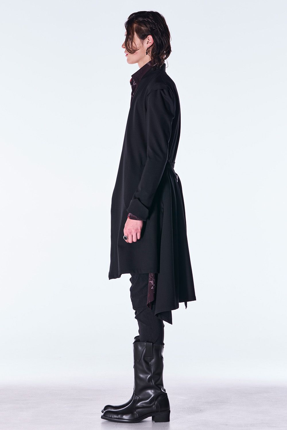 Mockrody No Collar Flare Jacket / モックロディ ノーカラー フレア ジャケット