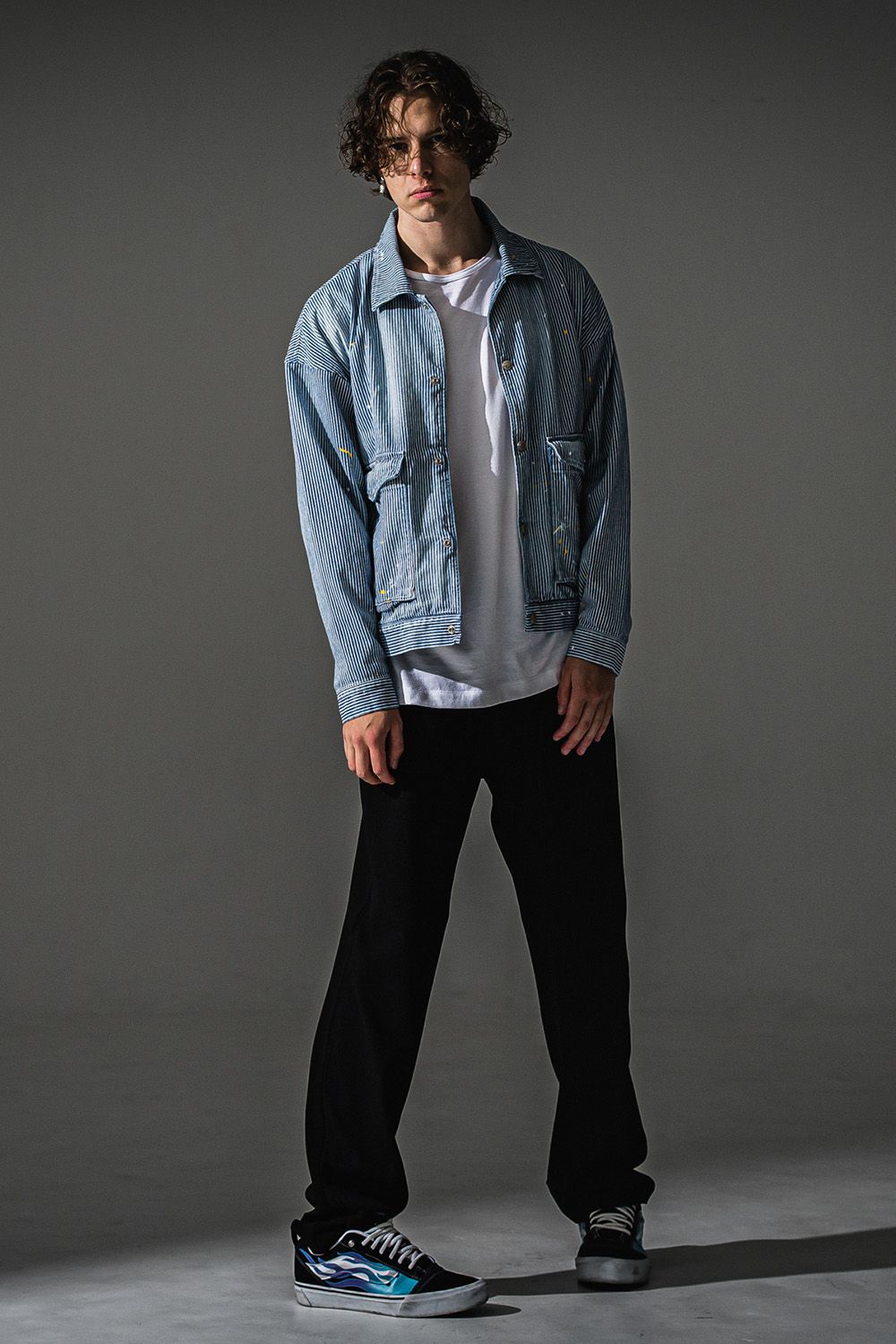 CHRIS EASY WIDE TUCK PANTS / ブリスターニット クリス イージー ワイドパンツ
