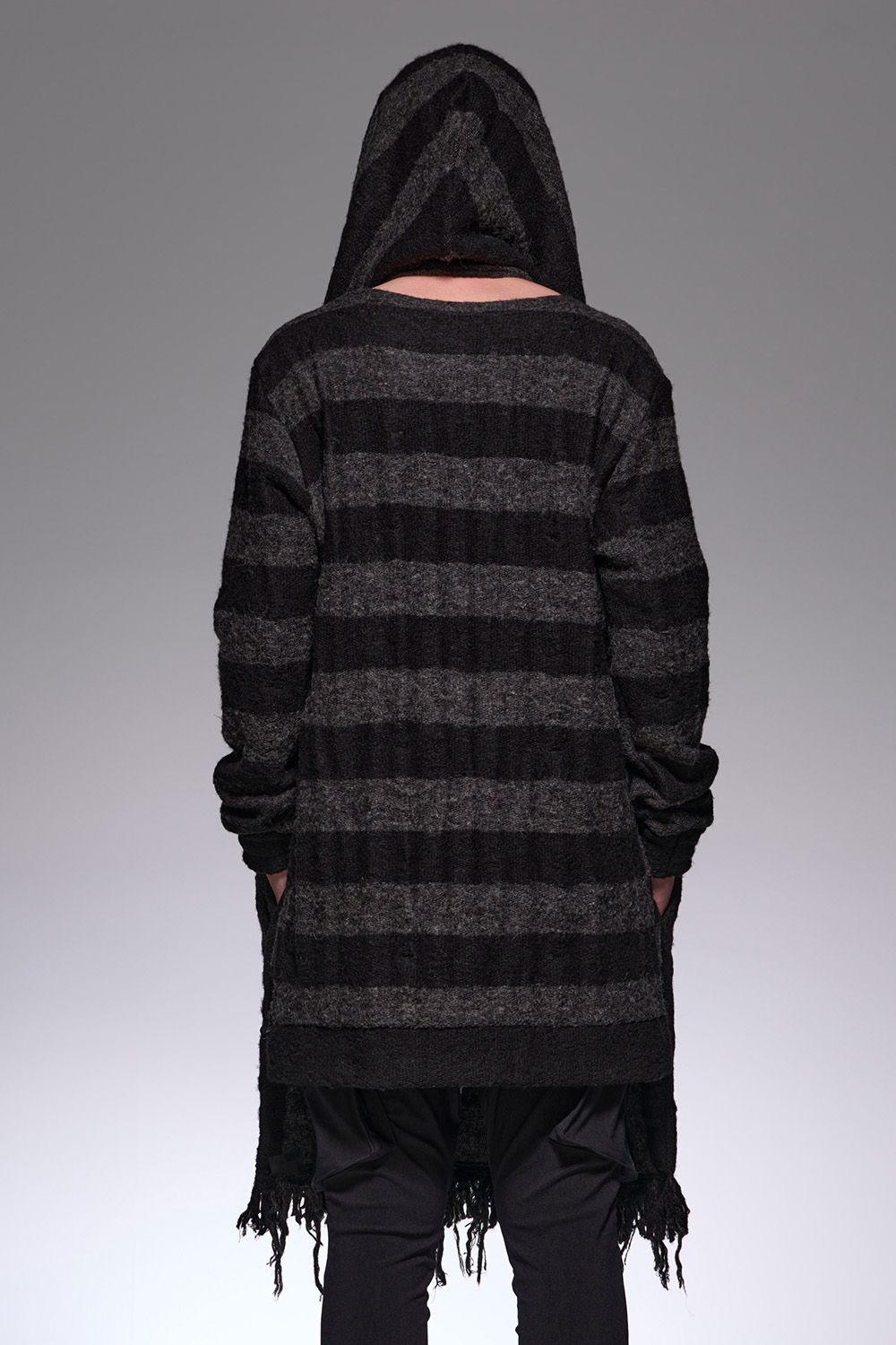 Damage Border Hood Muffler / ダメージボーダー フード マフラー