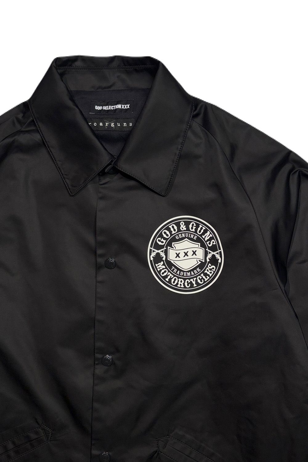 GOD SELECTION XXX × roarguns TRIPLE GUNS EMBLEM COACH JACKET / ゴッドセレクション ロアーガンズ コラボレーション コーチジャケット