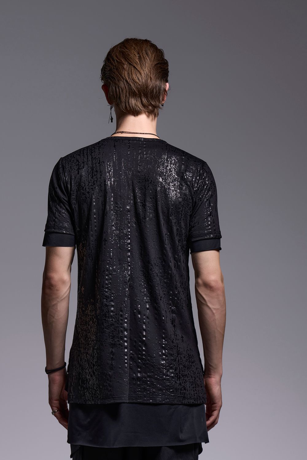 HAKU-BEATENJIKU Layered-T / 箔ベア天竺 レイヤード Tシャツ