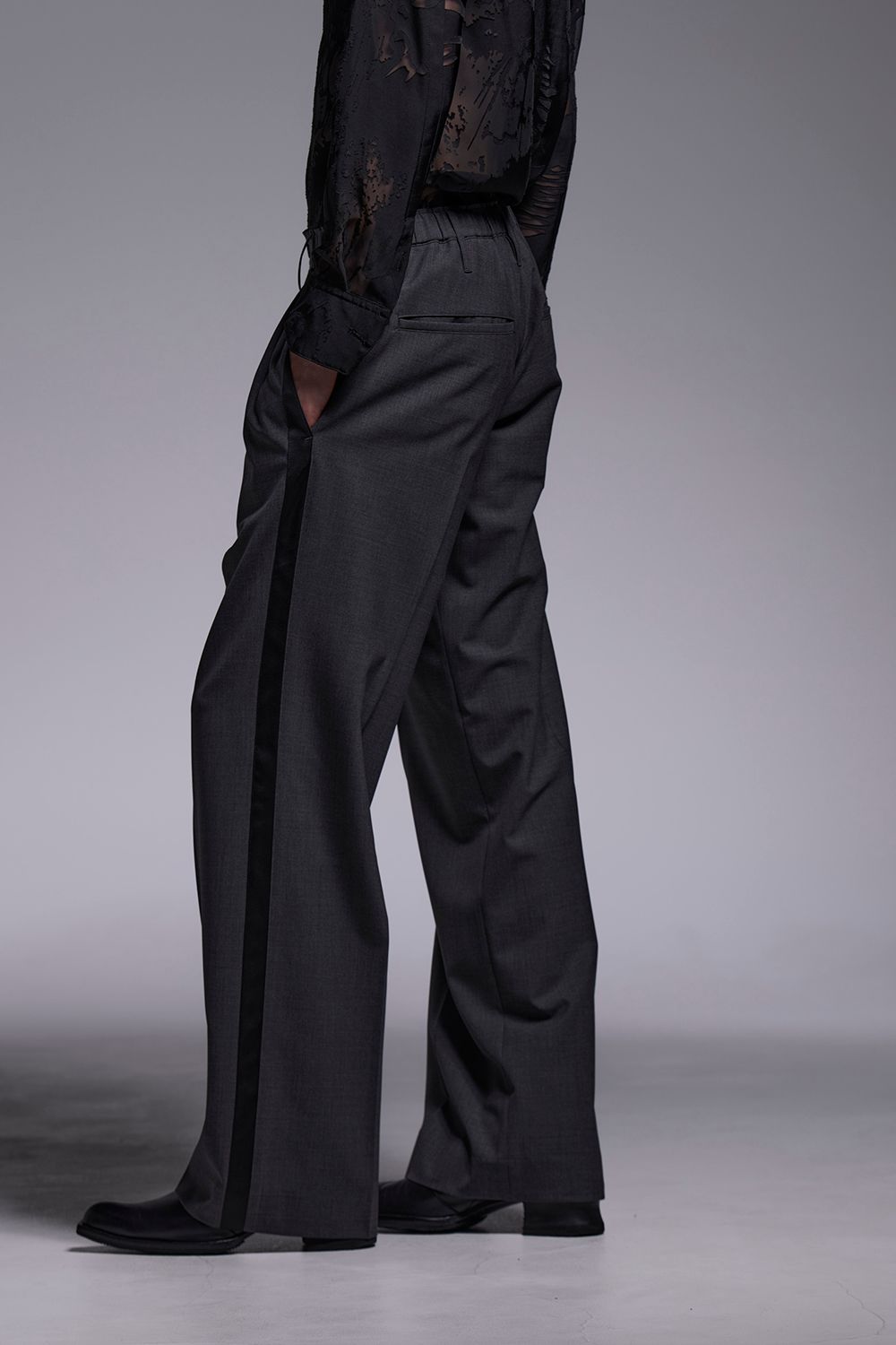 TWS Tropical Side Line Wide Slacks / TWSトロピカル サイドライン ワイドスラックス