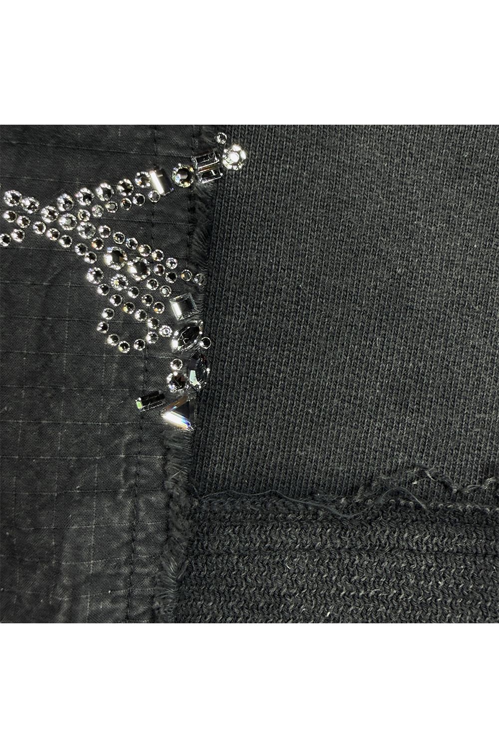 PATCHWORK SWEAT CRY / パッチワーク スウェット / クリスタル