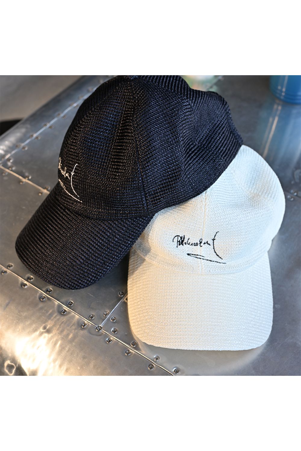 SIGN STRAW MESH CAP / ストローメッシュ ローキャップ