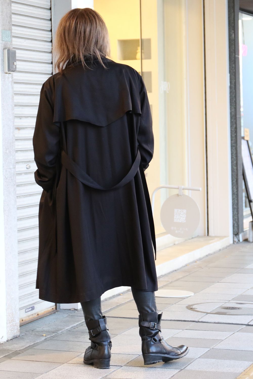 《kiryuyrik》Tencel Gabardine Drape Coat