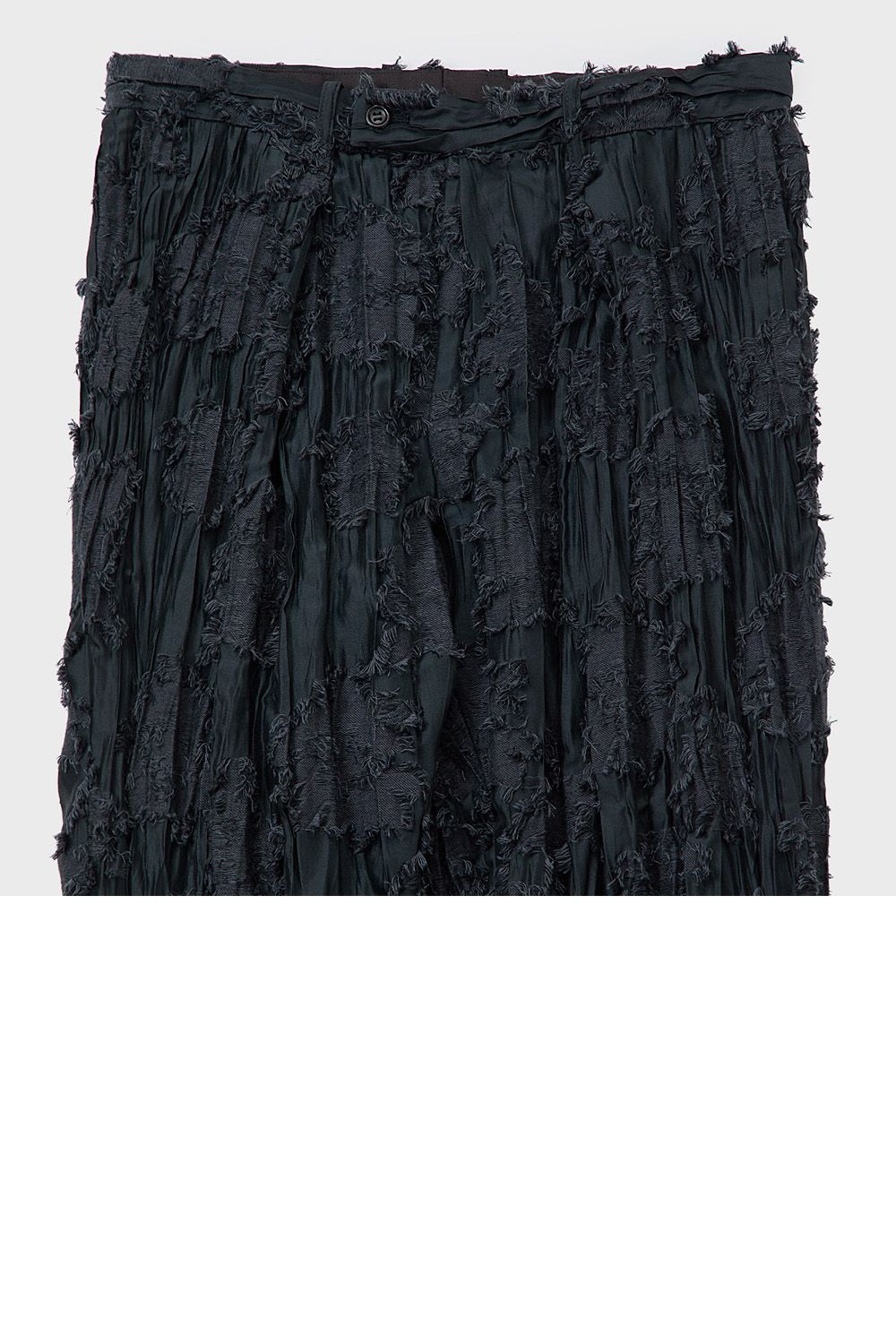 Pleats cut jacquard trousers / プリーツ カットジャガード トラウザーズ