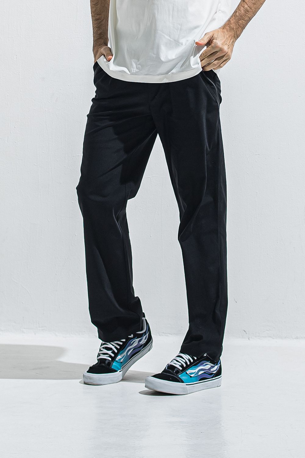 EDGE NYLON SEMI WIDE PT / エッジ ナイロン セミワイドパンツ