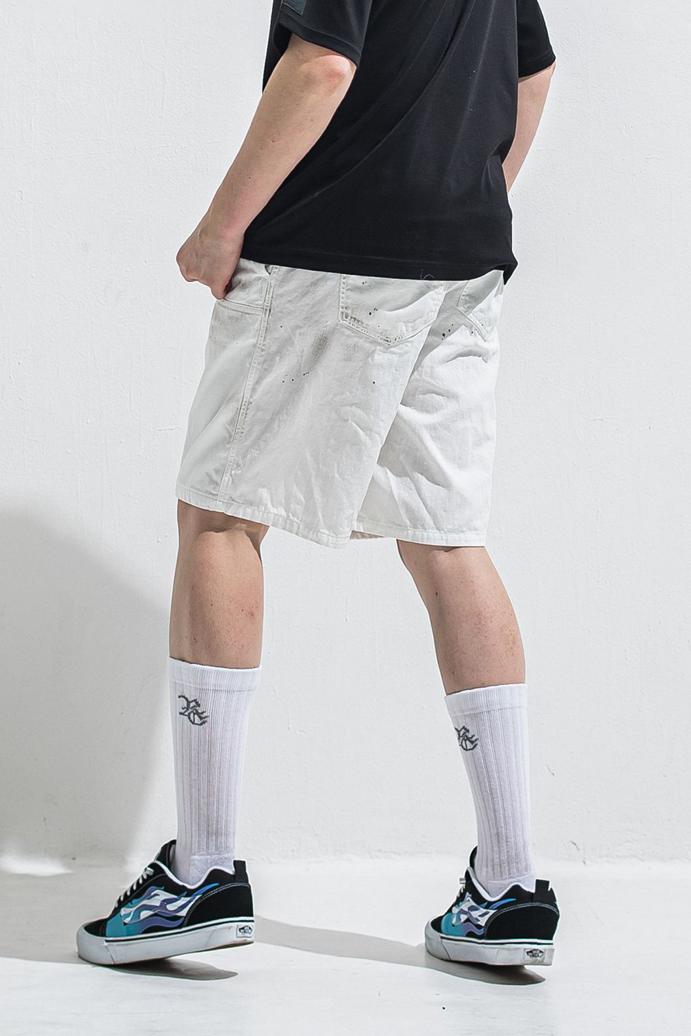 DOUBLE KNEE SHORTS / ダブルニー ショーツ
