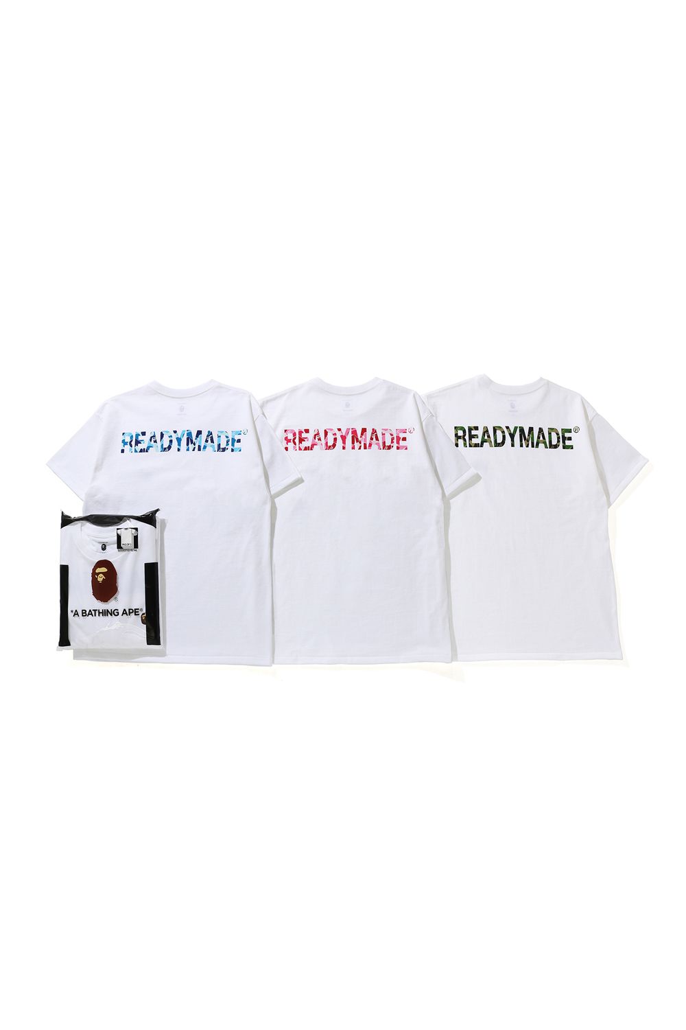 READYMADE - READYMADE × A BATHING APE ® 3 PACK TEE / レディメイド ...