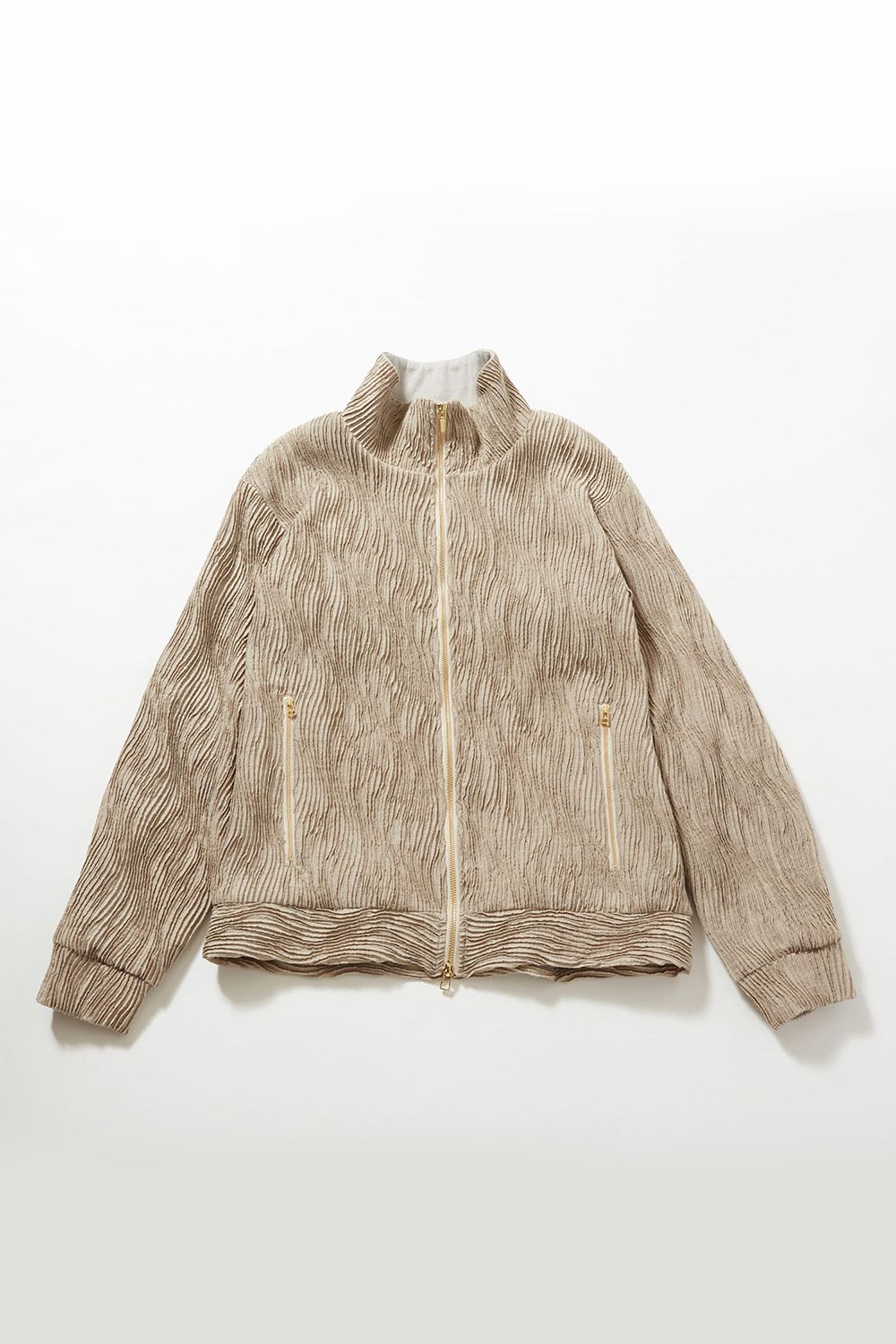 Wavy fabric track jacket / ウェイビー ファブリック トラックジャケット