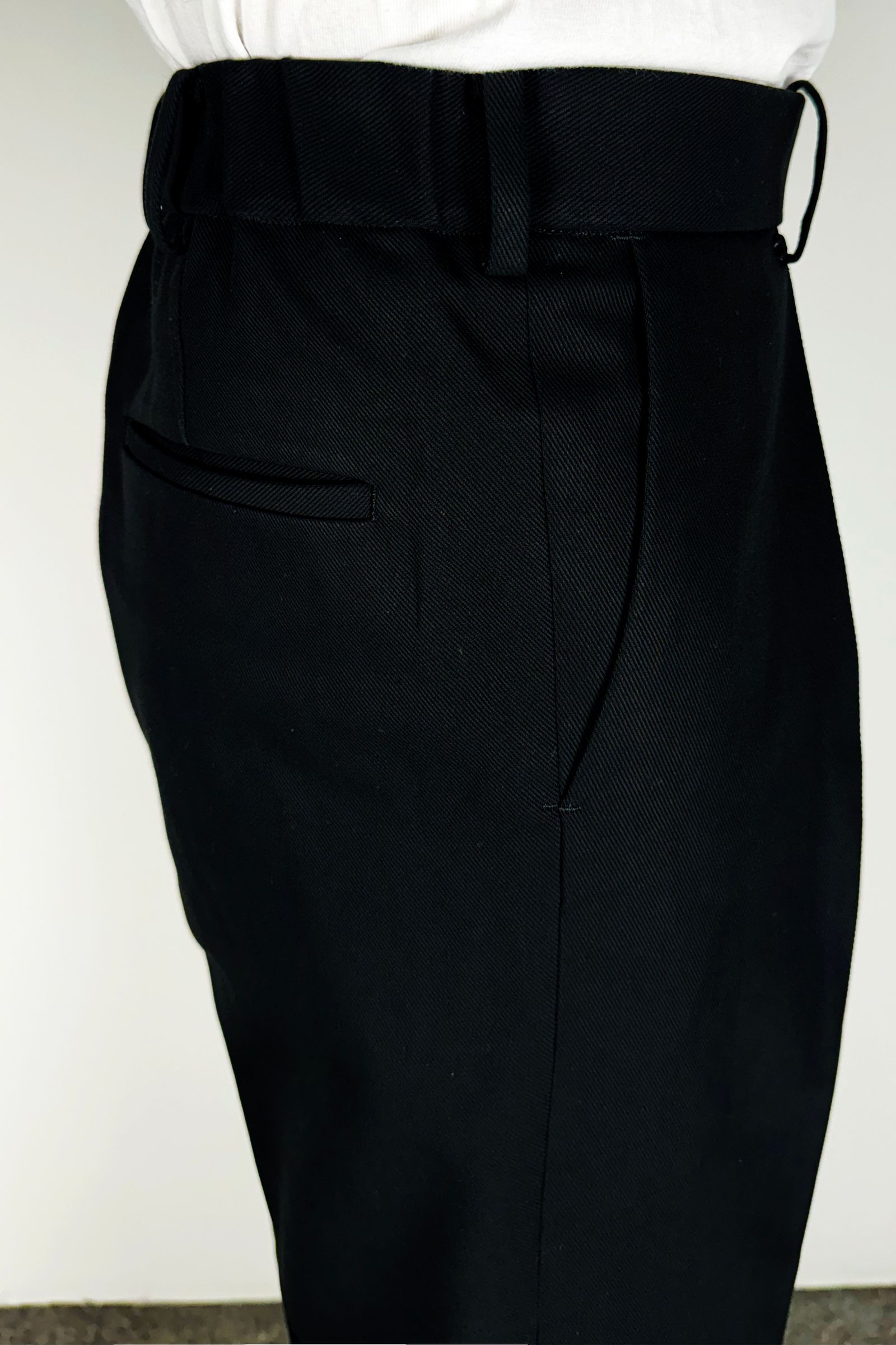 ORGANIC COTTON SURVIVAL CLOTH ONE TUCK TAPERED TROUSERS / オーガニックコットン サバイバルクロス ワンタック テーパード トラウザーズ