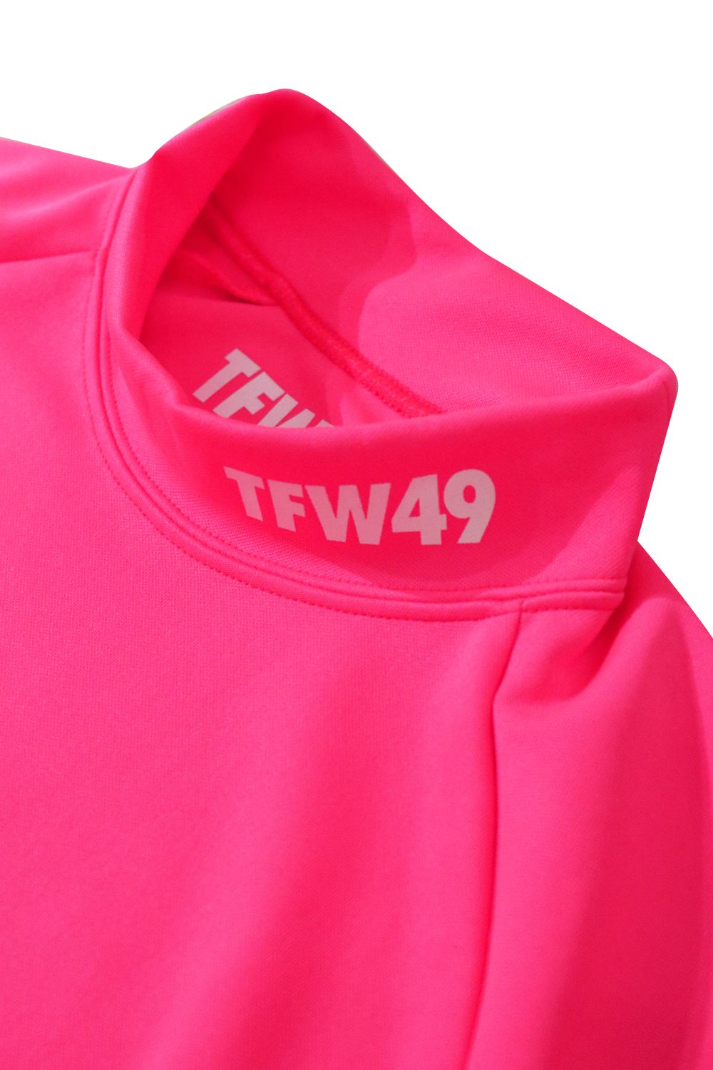 TFW49 - SLEEVE MESH MOCK NECK T LADY'S / スリーブ メッシュ