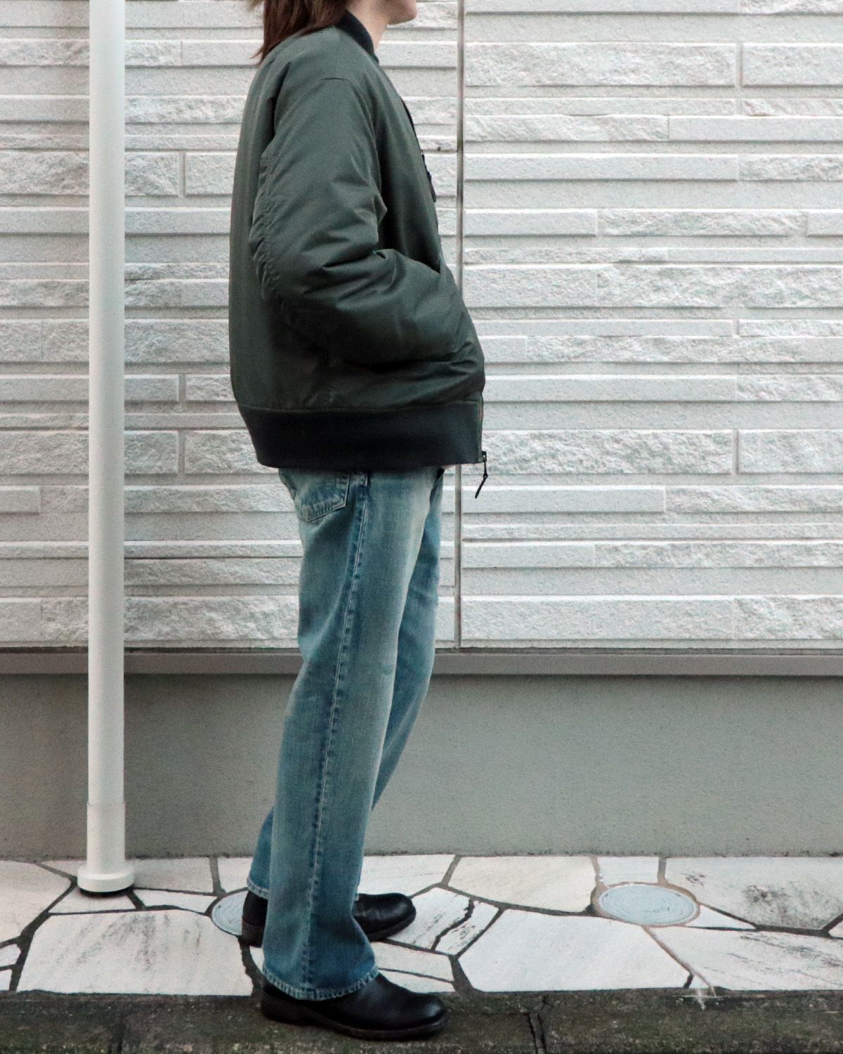 絶大な人気を誇るmarkaのアウター NYLON TWILL MA-1 JACKETを