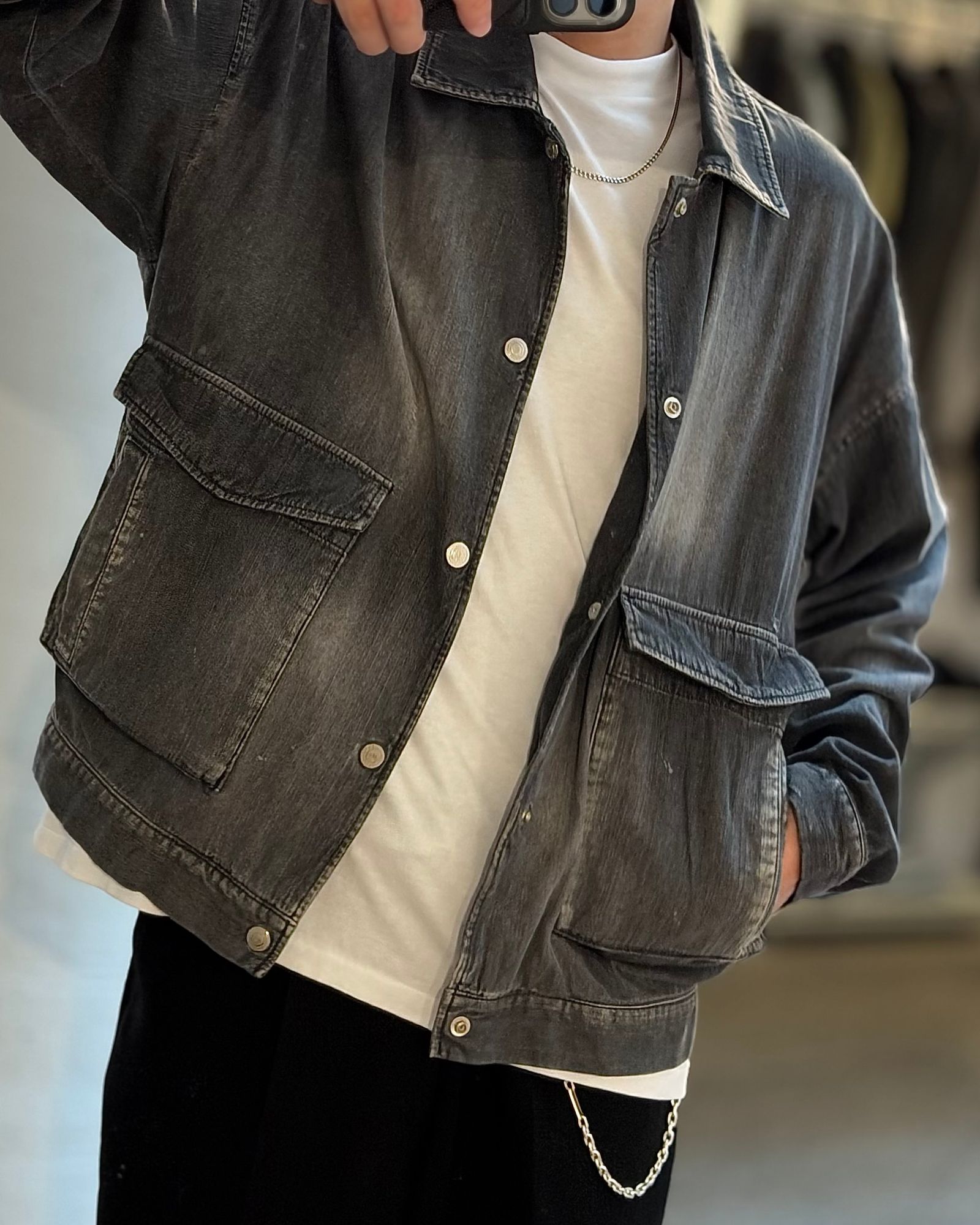 【RESOUND CLOTHING】LDENIM AG FLIGHT JK