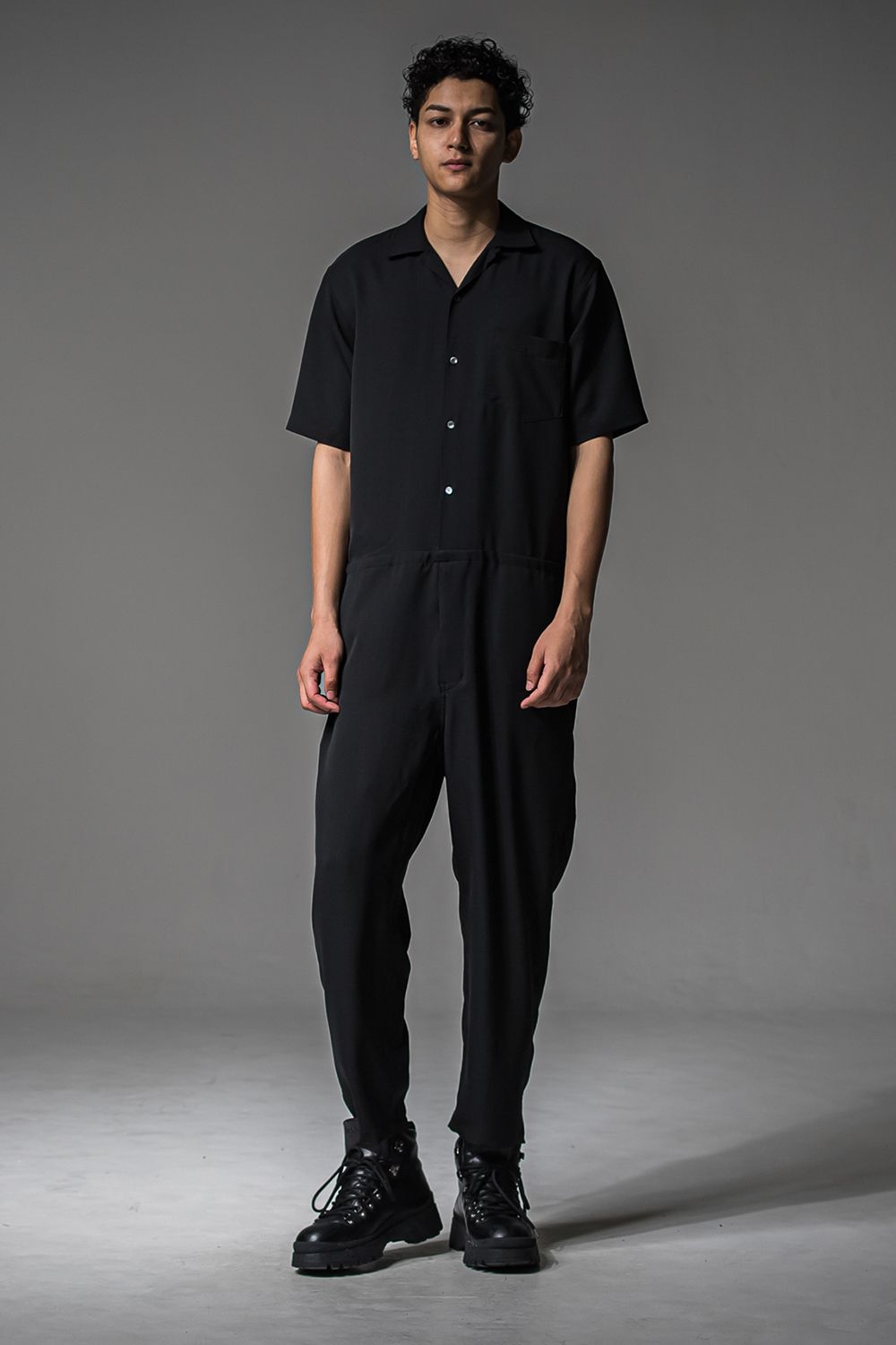 rage twill half all in one / 半袖シャツオールインワン