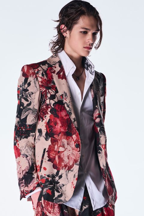 Beige Flora Jacket  / ベージュ フローラ ジャケット