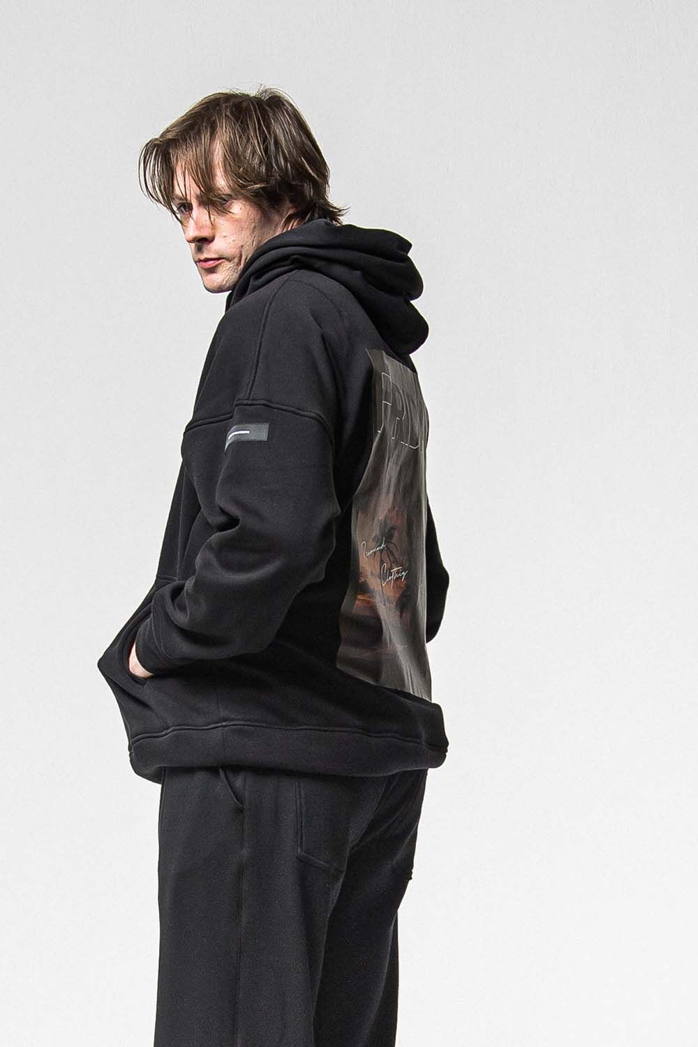 FRIDAY OLD COVER VELOURS FLEECE HOODIE / フライデー オールドカバー ベロア フリース フーディ