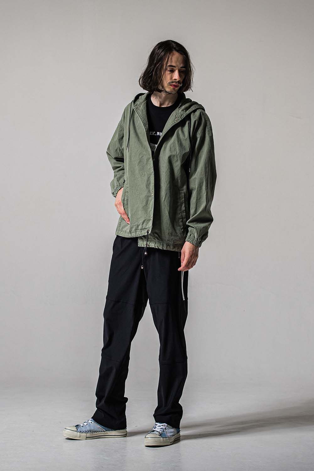 JOHNSON LINE NYLON WIDE PT / ジョンソン ナイロン ラインワイドパンツ