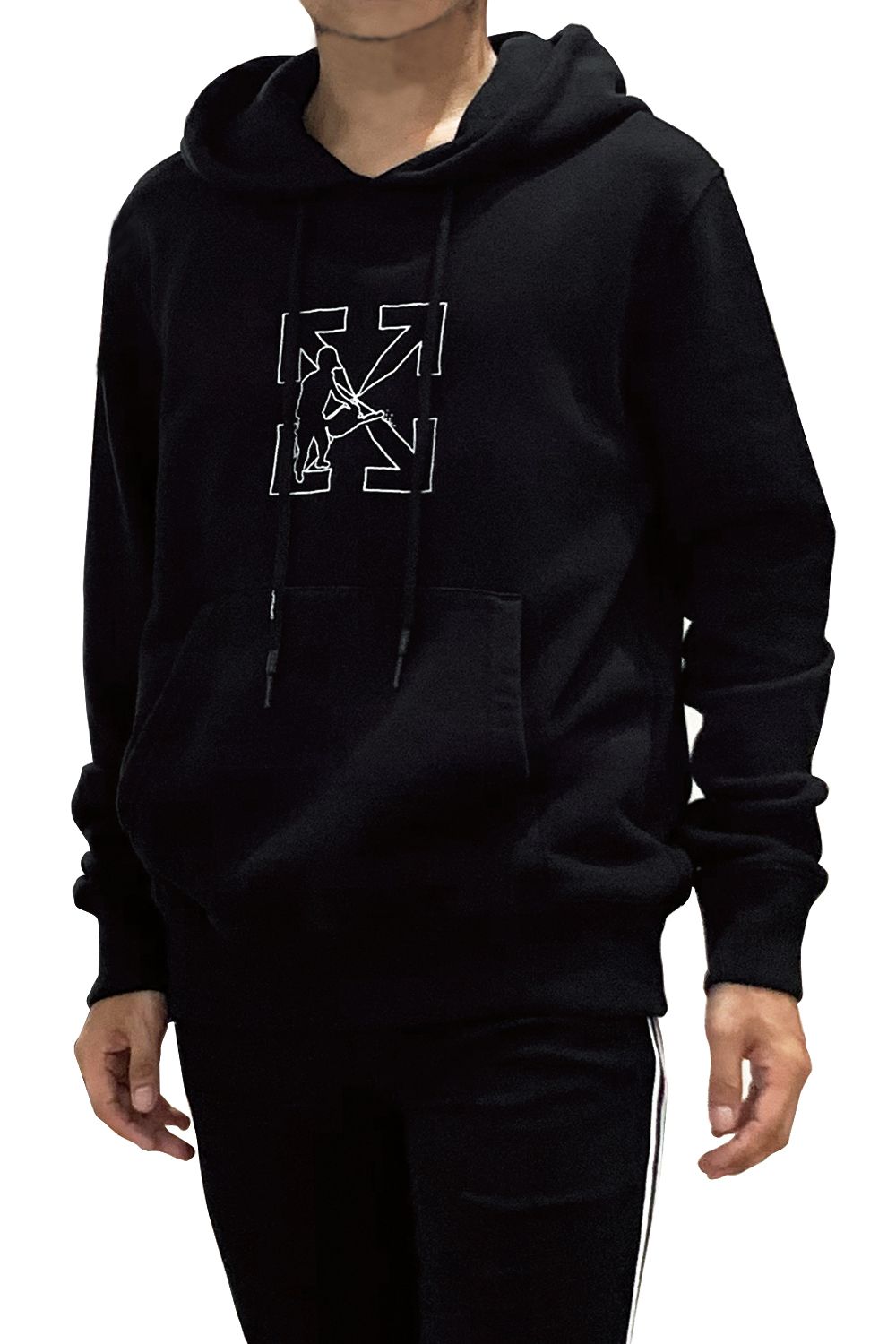 OFF-WHITE LOGO SLIM HOODIE | ochge.org