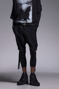Coating High Tension Jersey 3/4 Sarrouel Pants / コーティングハイテンションジャージー 7部丈 サルエルパンツ