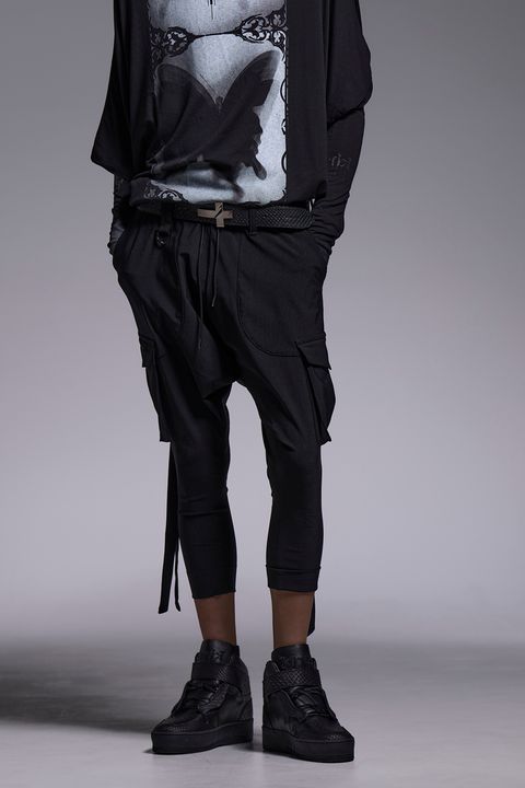 Coating High Tension Jersey 3/4 Sarrouel Pants / コーティングハイテンションジャージー 7部丈 サルエルパンツ