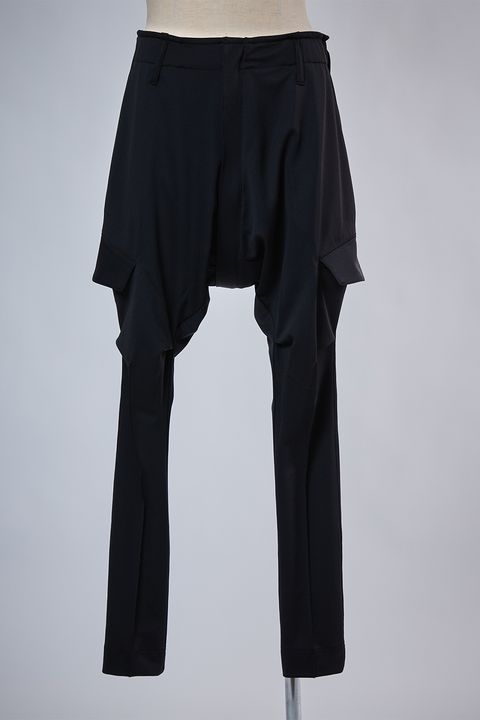 Recycle Polyester Jersey Sarrouel Pants / リサイクル ポリエステル ジャージ サルエル パンツ
