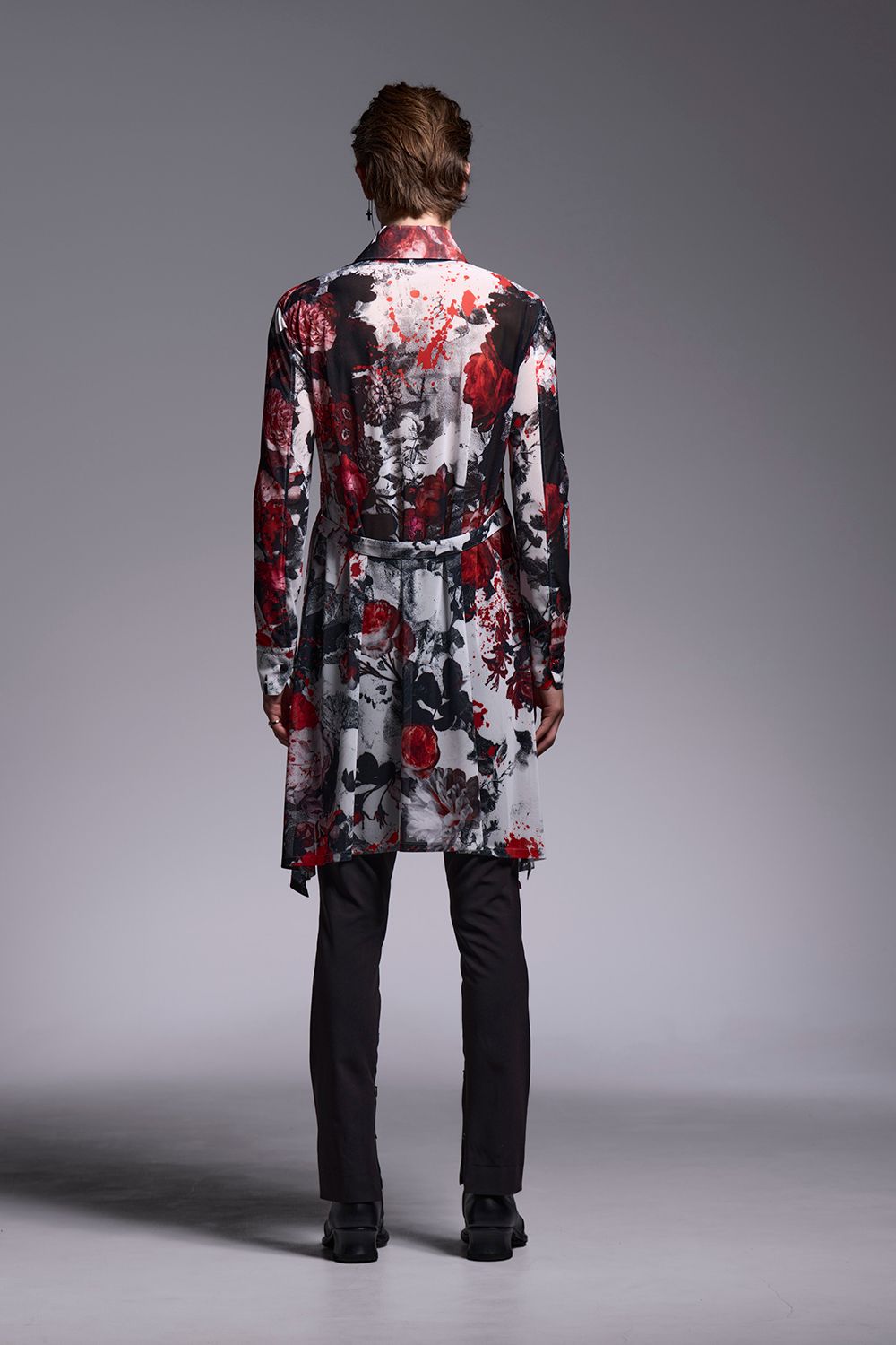 Flora Mesh Flare Shirt / フローラメッシュ フレアシャツ