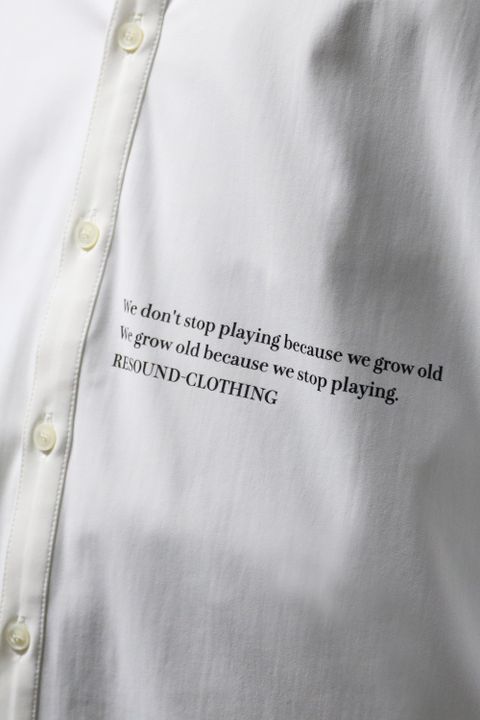 RESOUND CLOTHINGの人気ナイロン素材を使用したlaid-back別注“NYLON JACK SHIRTS”スタイル