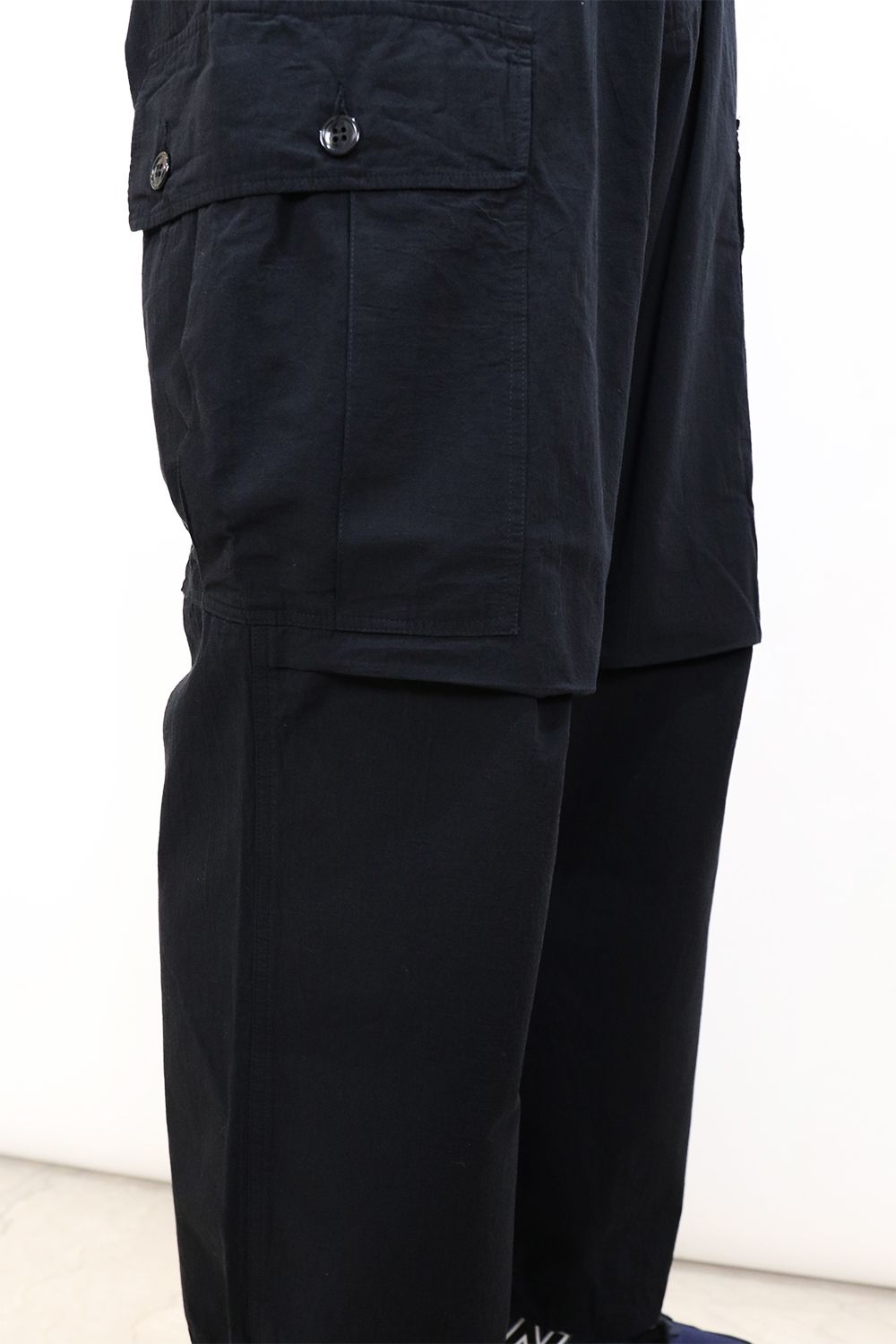 marka - TUMBLED ORGANIC COTTON POPLIN FATIGUE PANTS / オーガニック