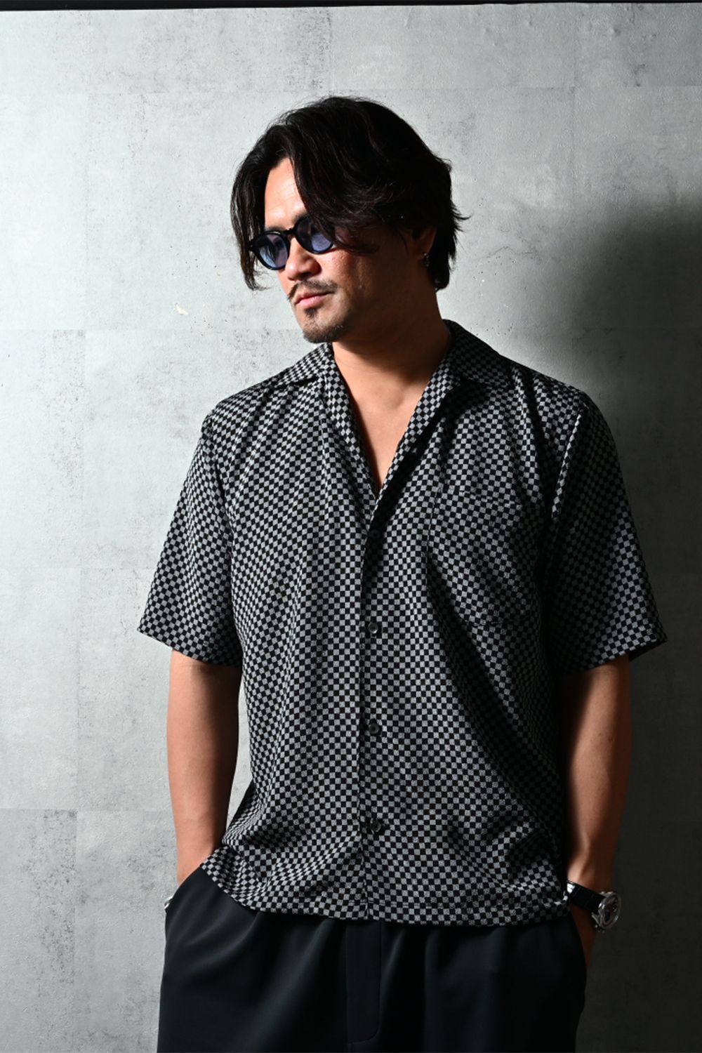 ICHIMATU shirts / 市松模様 ハーフスリーブシャツ