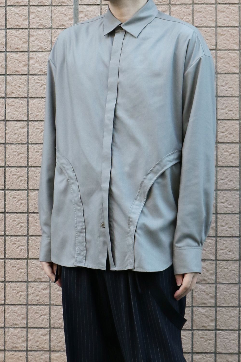 Multi-way snap button shirt / マルチウェイ スナップボタン シャツ
