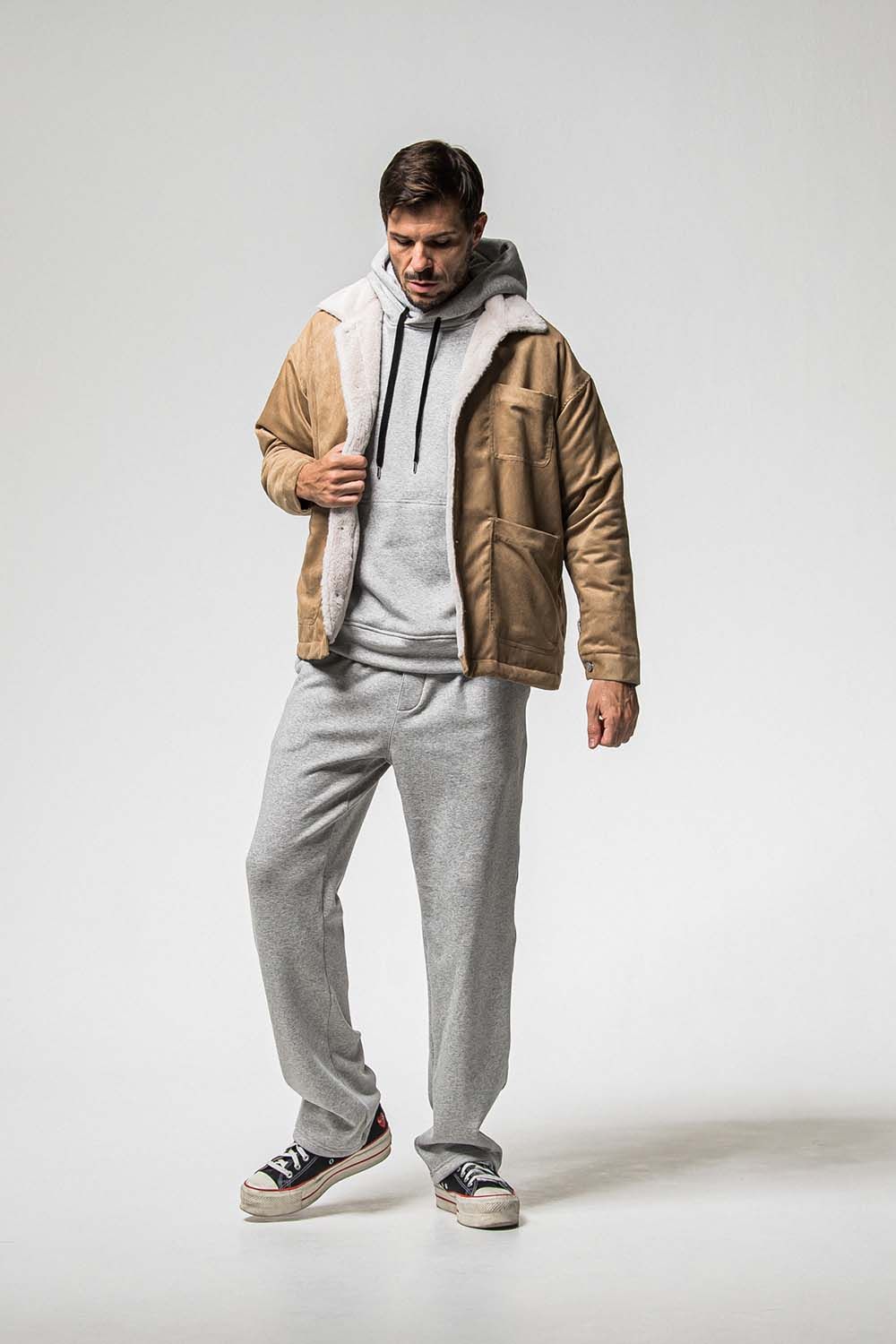 VELOURS FLEECE WIDE TUCK PANTS / ベロア フリース ワイド タックパンツ