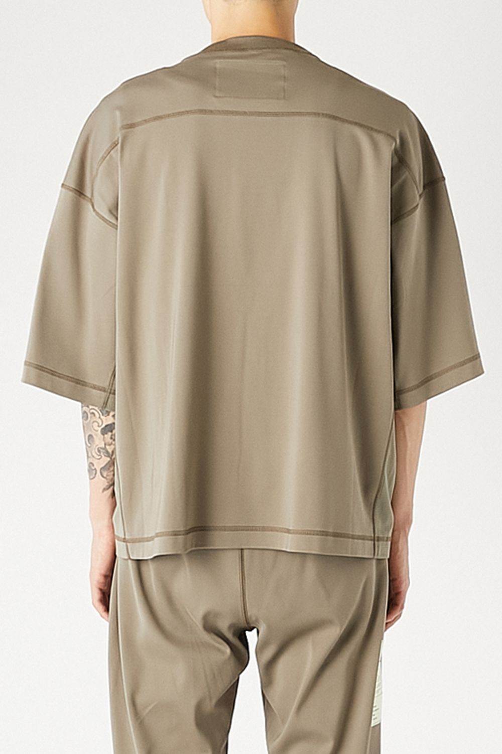 N.HOOLYWOOD TEST PRODUCT EXCHANGE SERVICE PANELED T-SHIRT / エヌハリウッド テストプロダクトエクスチェンジサービス パネル Tシャツ