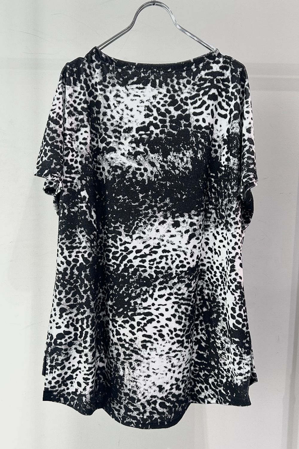 Leopard Pile French Sleeve-T / レオパード パイル フレンチスリーブTシャツ