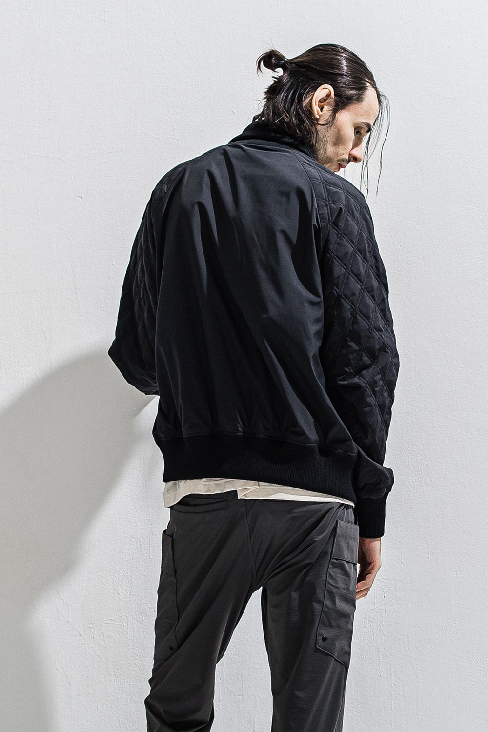 PB Varsity jacket / ラグランスリーブ キルティング バーシティージャケット