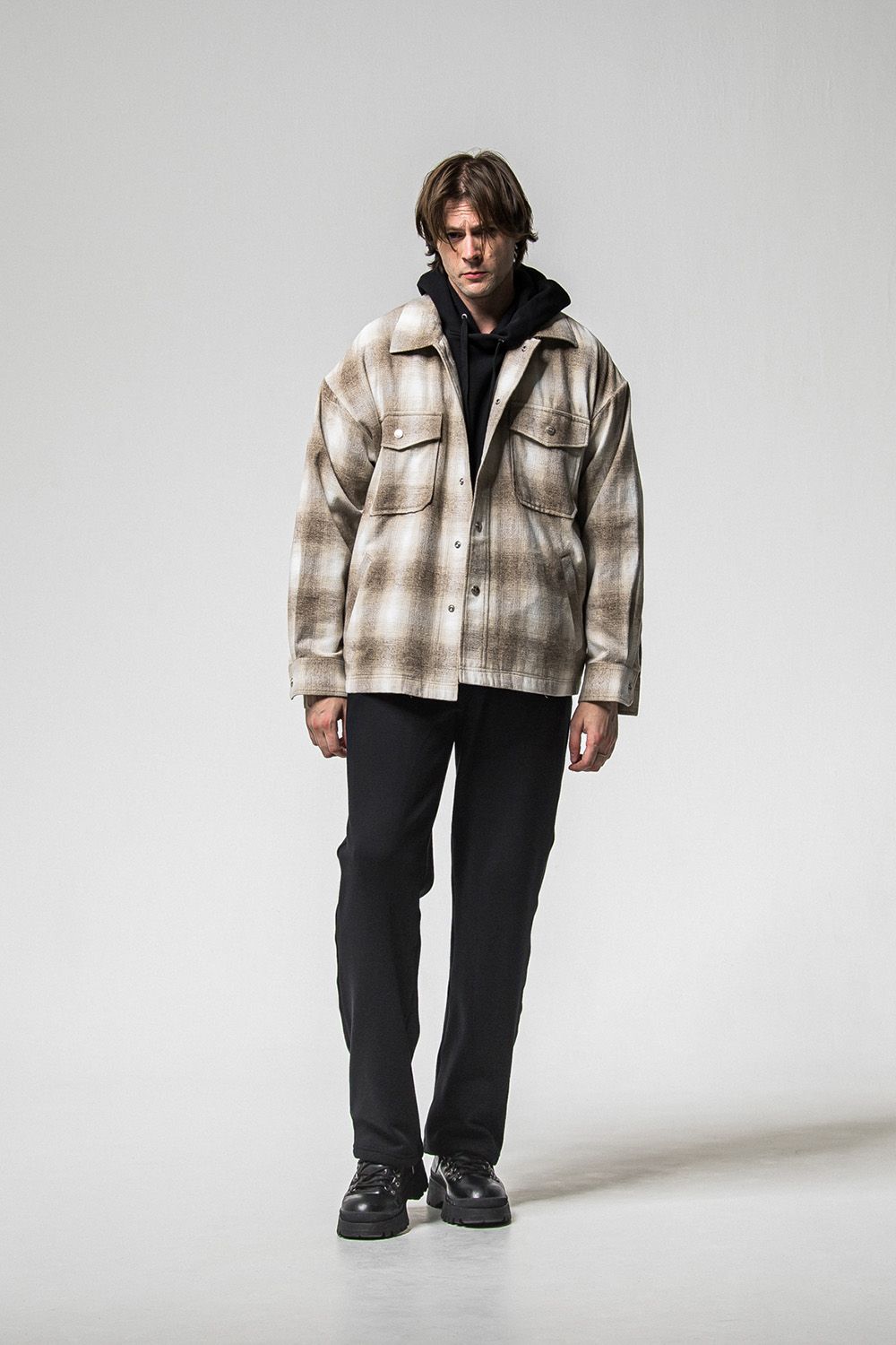 VELOURS FLEECE WIDE TUCK PANTS / ベロア フリース ワイド タックパンツ