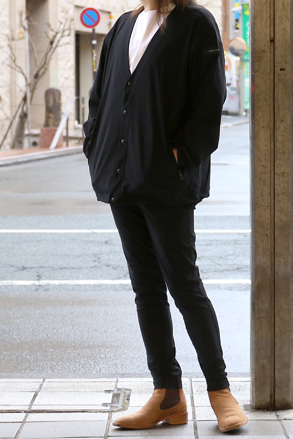 《RESOUND CLOTHING》NYLON TECH CARDIGAN & CHRIS EASY PANTS