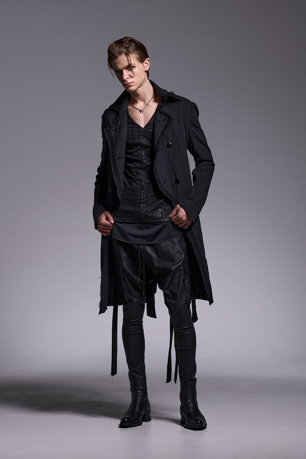 Coating High Tension Jersey Sarrouel Pants / コーティングハイテンションジャージー サルエルパンツ