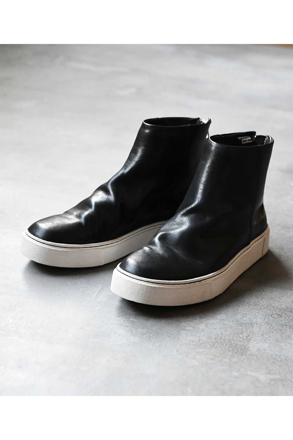 Back zip sneaker boots / バックジップ スニーカーブーツ