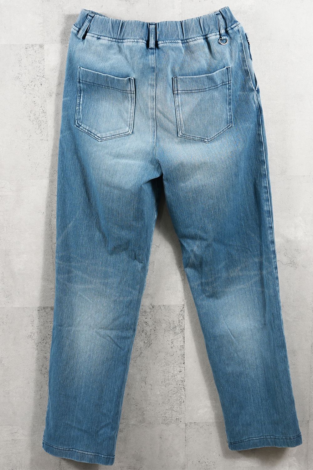 DENIM JERSEY WIDE PT / デニム ジャージ ワイド パンツ