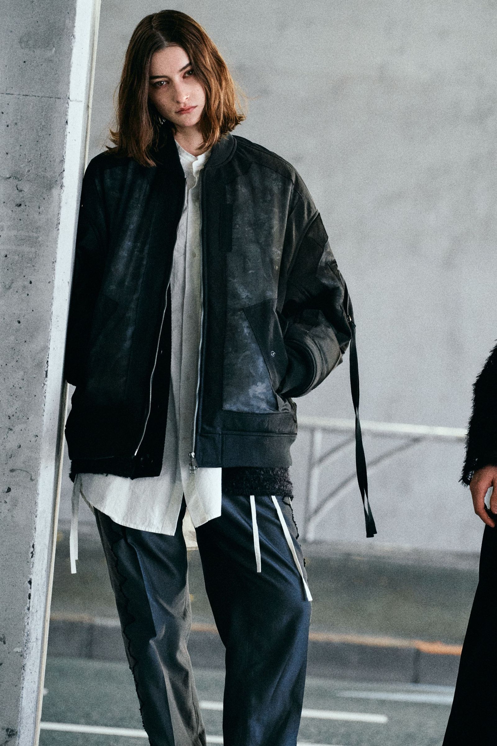 Lace jacquard trousers / レース ジャガード トラウザーズ