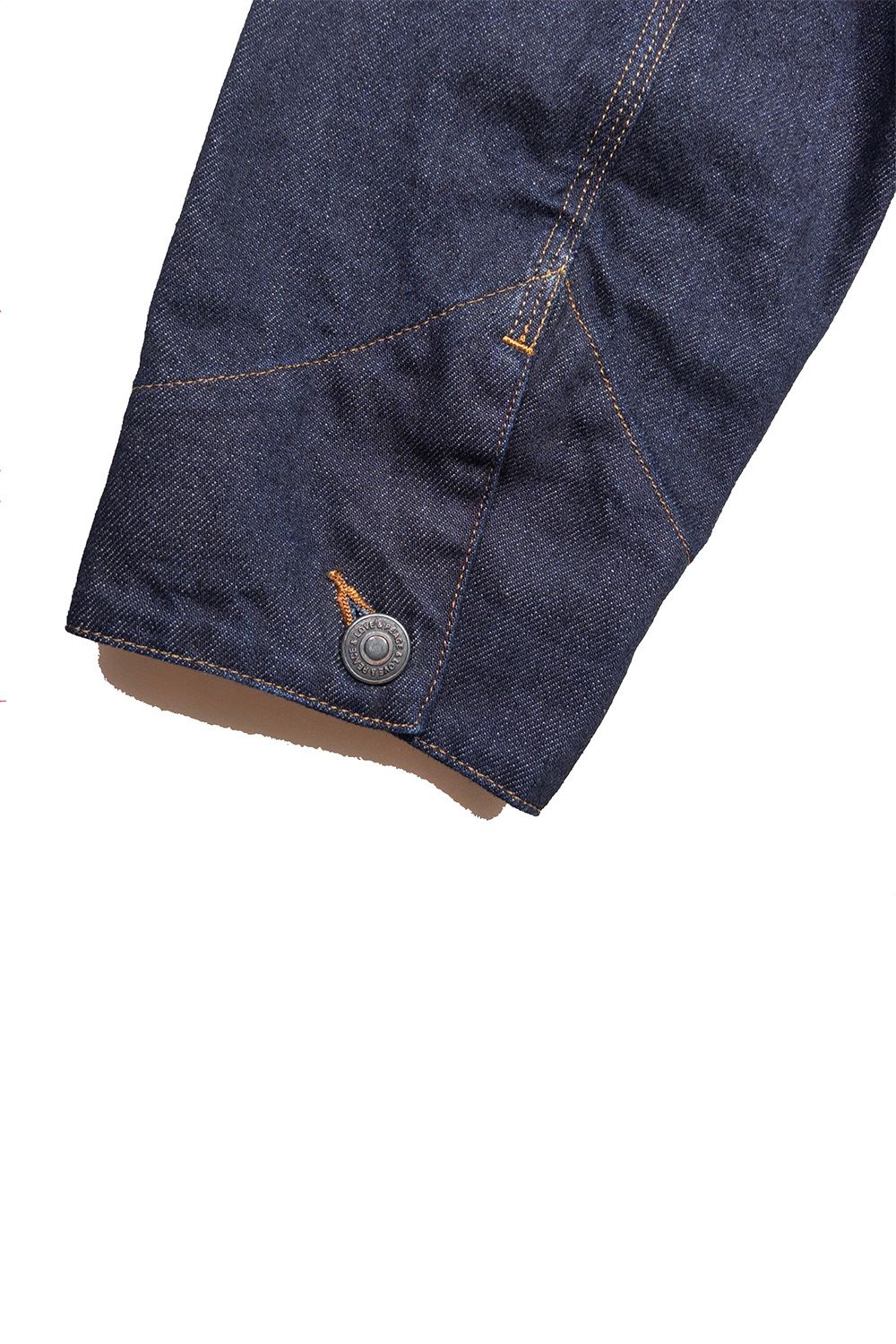 11.5oz DENIM JKT / PAT / 11.5オンス デニム ジャケット レザークロスガンパッチ