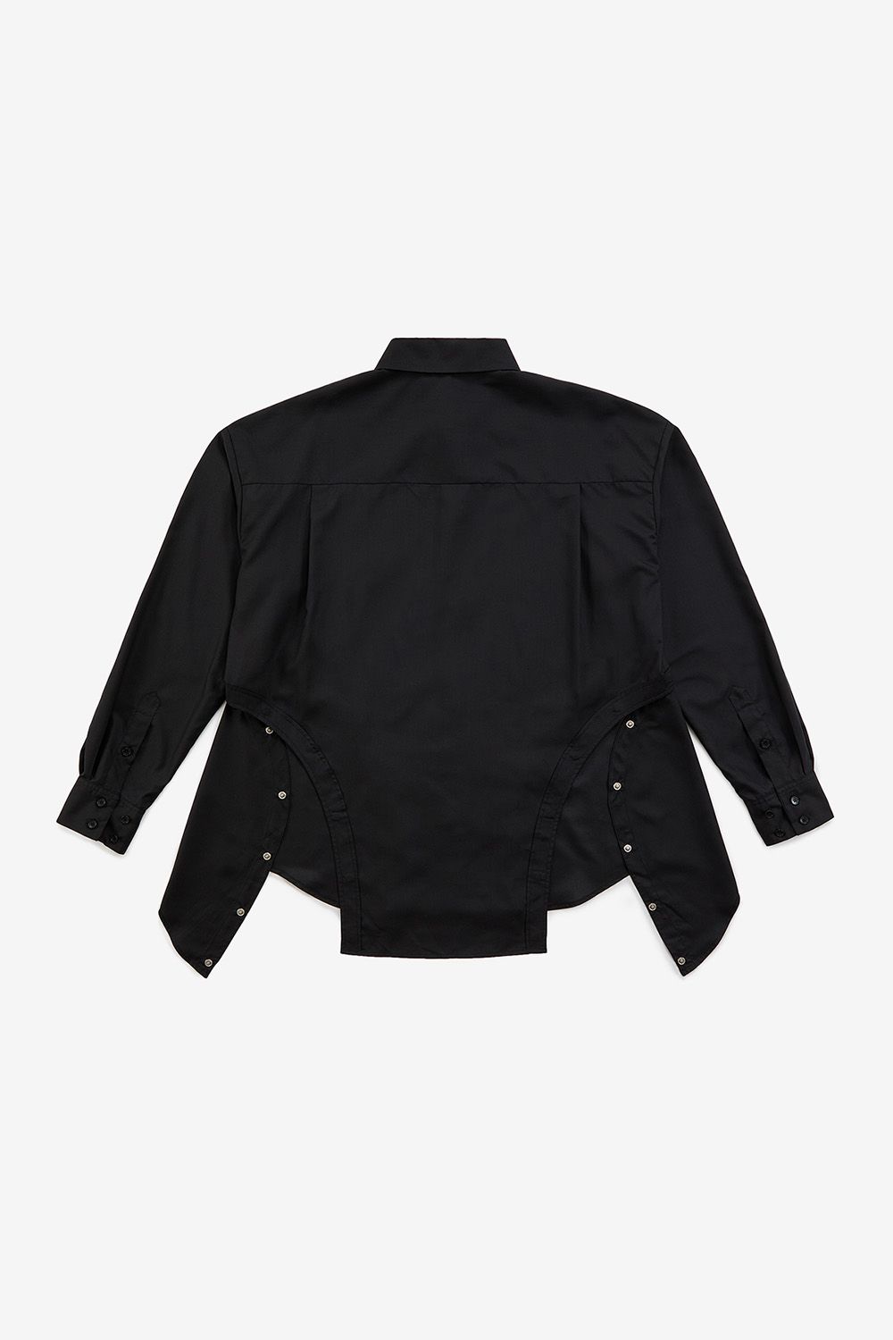 Multi-way snap button shirt / マルチウェイ スナップボタン シャツ