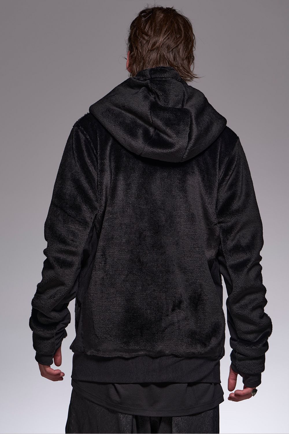Short Fur Zip Hoodie / ショートファー ジップフーディー