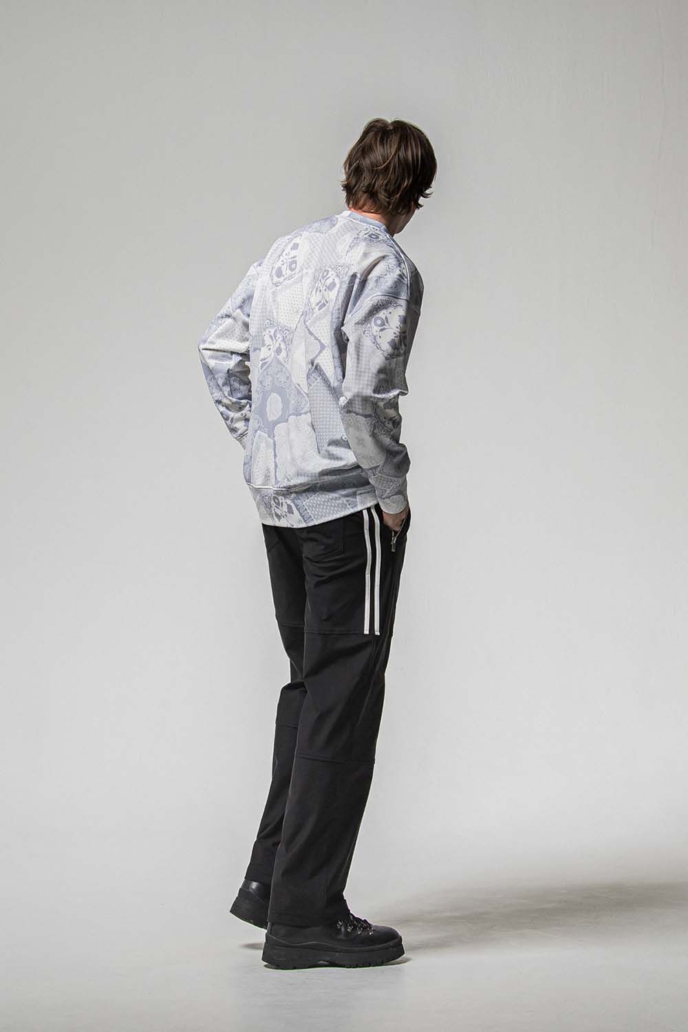 PAISLEY BACK FLEECE DROP TRINER / ペイズリー バック フリース ドロップ トレーナー