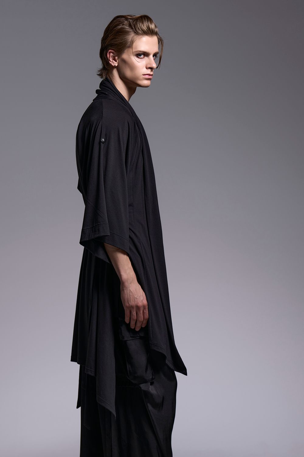 BEATENJIKU KIMONO-Sleeve Cardigan / ベア天竺 着物スリーブ カーディガン