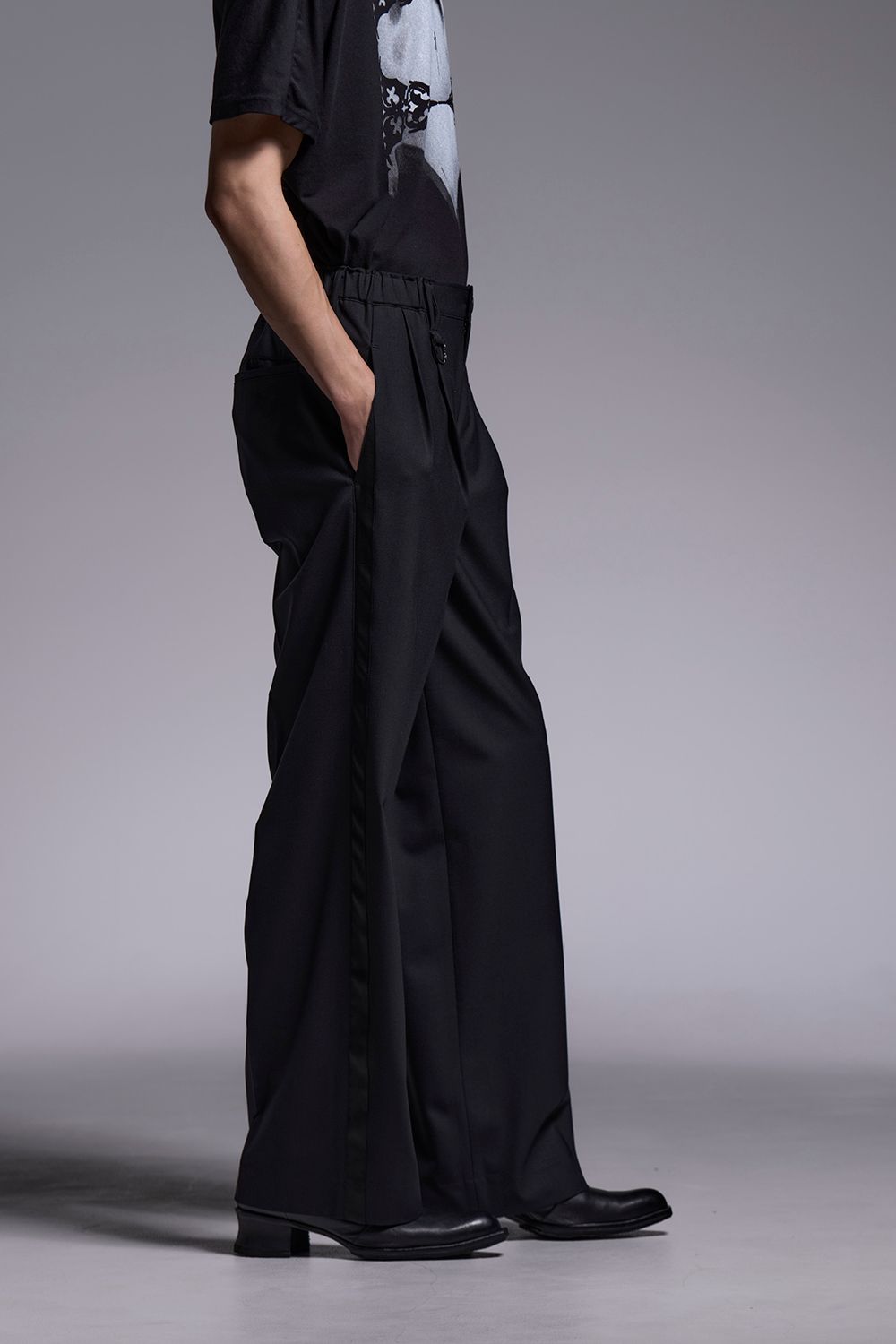 TWS Tropical Side Line Wide Slacks / TWSトロピカル サイドライン ワイドスラックス