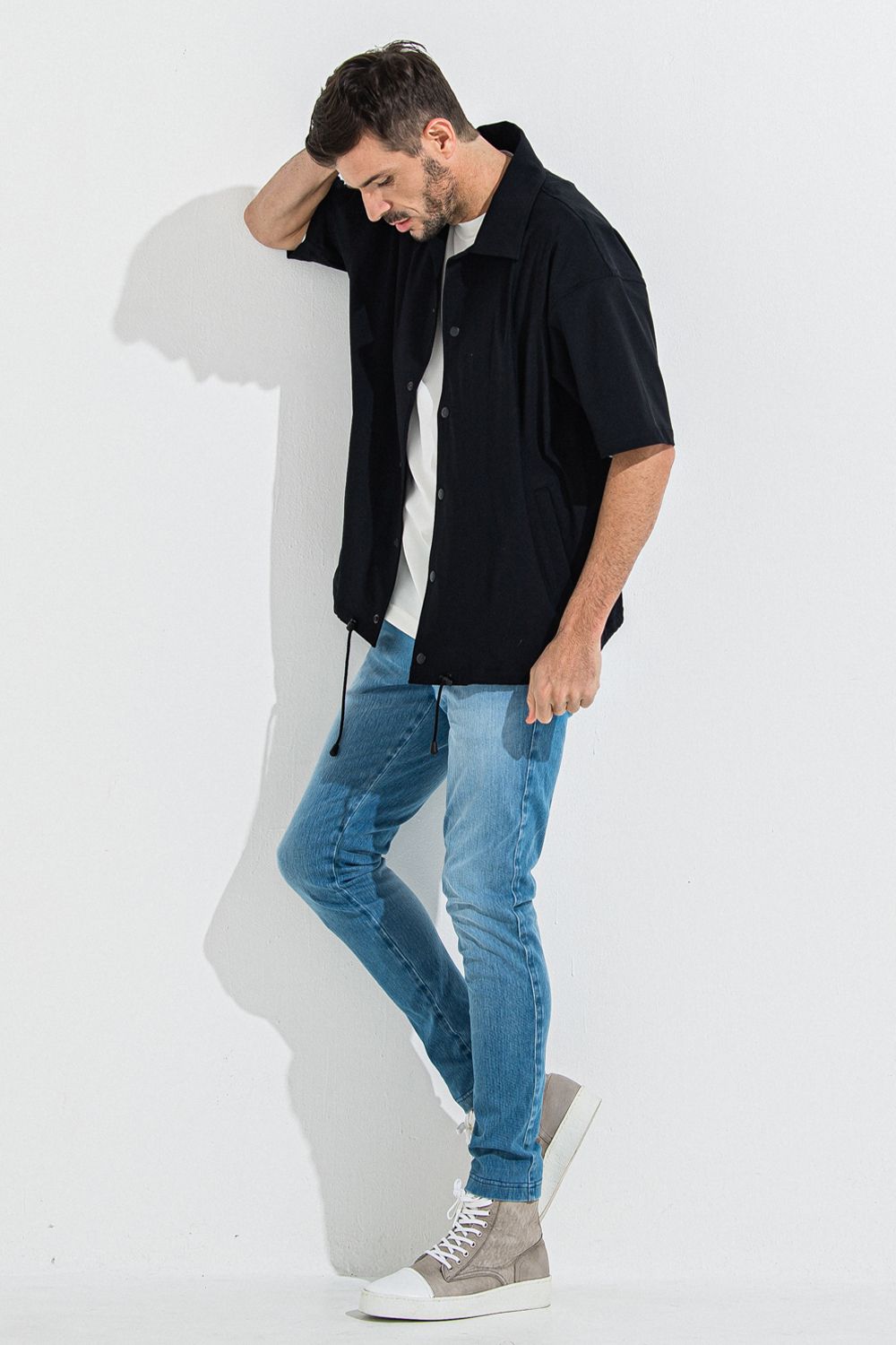 NYLON HALF COACH JACKET / ナイロン ハーフ コーチジャケット