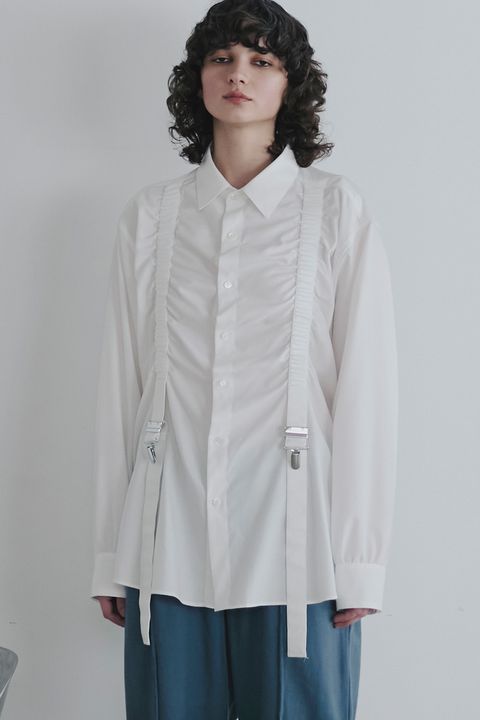 Fake suspenders shirt / フェイク サスペンダー シャツ